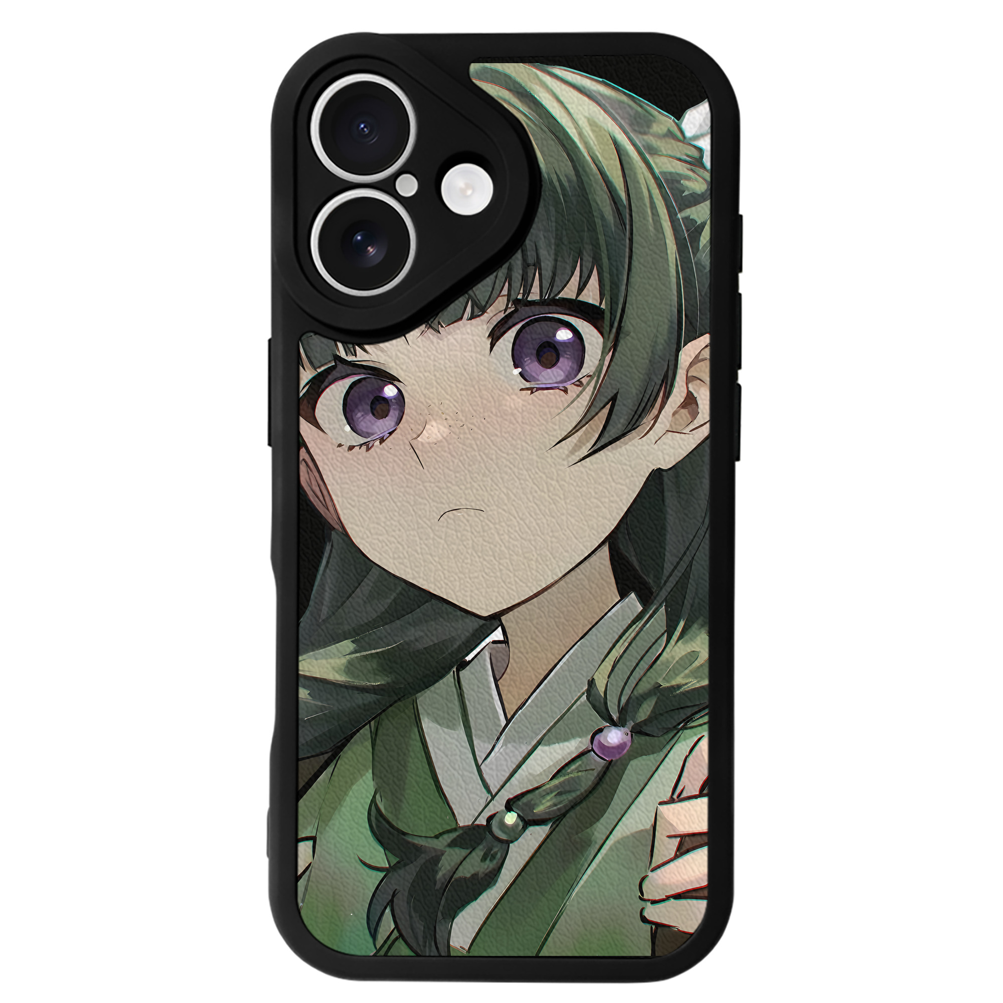 （画像用） 薬屋のひとりごと The Apothecary Diaries 【iPhone 16シリーズ対応】シリコンスマホケース（レザー調） 材質：シリコン